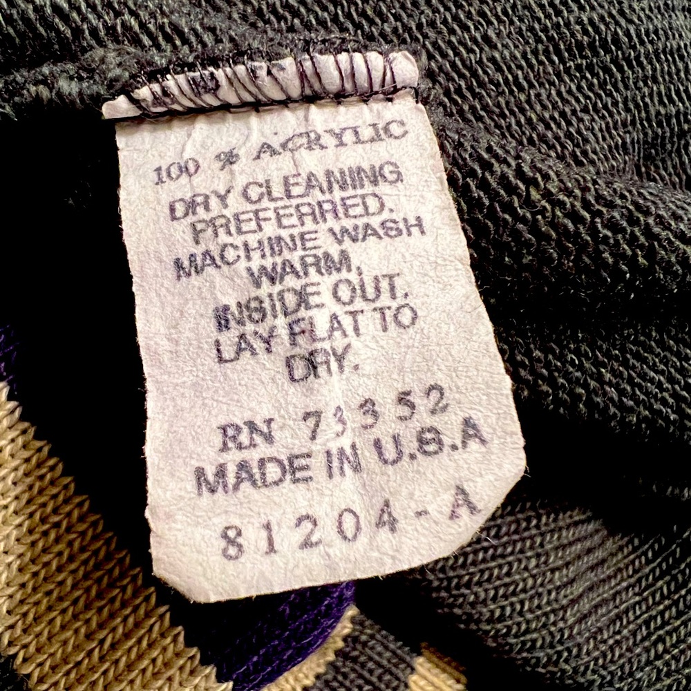 Men’s sweater.